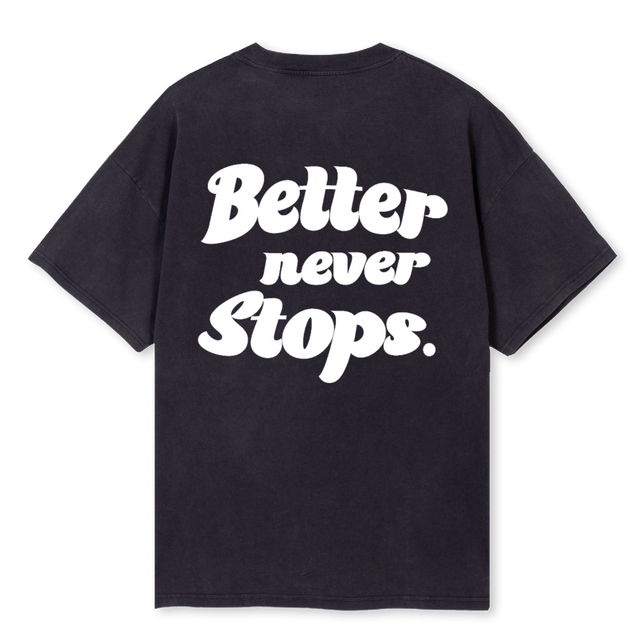 GREENTSHIRTBNS Vintage Black Oversized Tee.