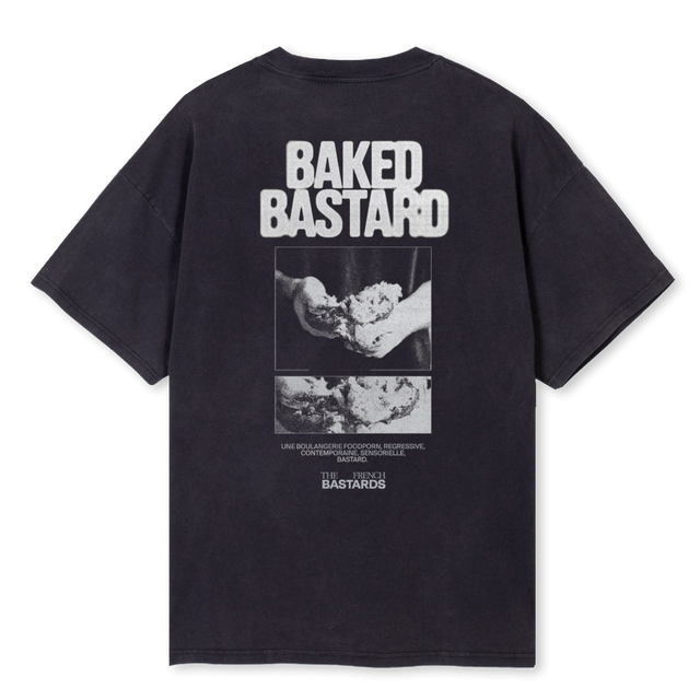 TSHIRTVBLACK Vintage Black Oversized Tee.