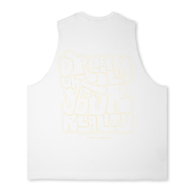 DREAMT_W Bright white Oversized Vest