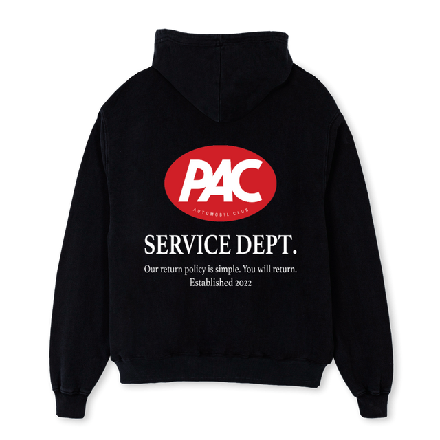 HOODIEVONE Black Oversized Hoodie.