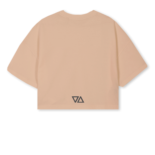 CAMISETA CORTA VIGIA_C Croissant Cropped Oversized Tee