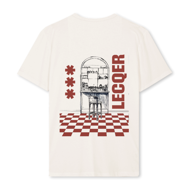 LECQ AW Vintage White Regular Tee.