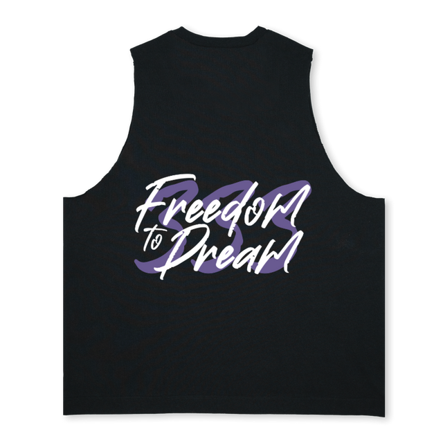 FTDOVSZ ULTRA VIOLET_DB Deep Black Oversized Vest