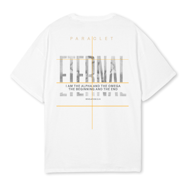 ART ETERNAL BLANC White Oversized Tee.