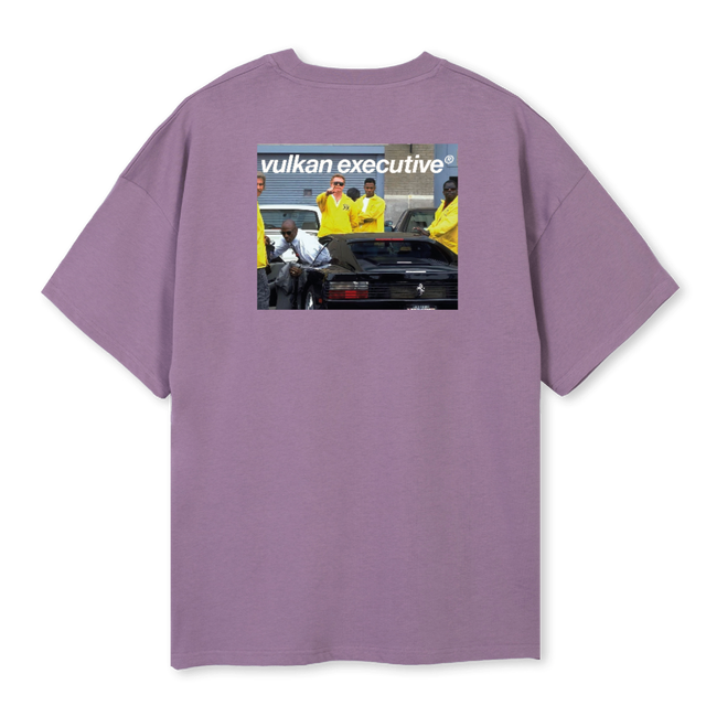 CHARITY LILLA Purple Oversized Tee.