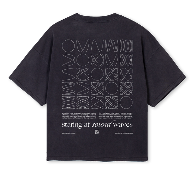 OVERSIZEVTGBLACKS Vintage Black Oversized Boxy Tee.