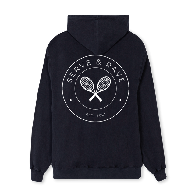 VINTBLKHOOD Vintage Black Regular Hoodie.