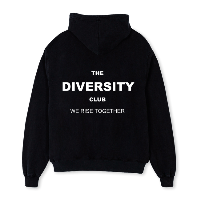 DCORIGINAL Black Oversized Hoodie.