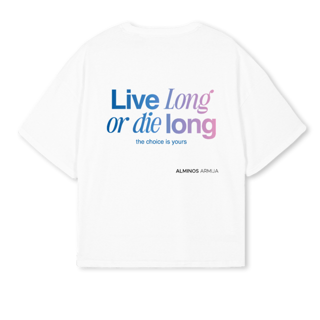 AMOTIXALMINOS ARMIJA White Oversized Boxy Tee