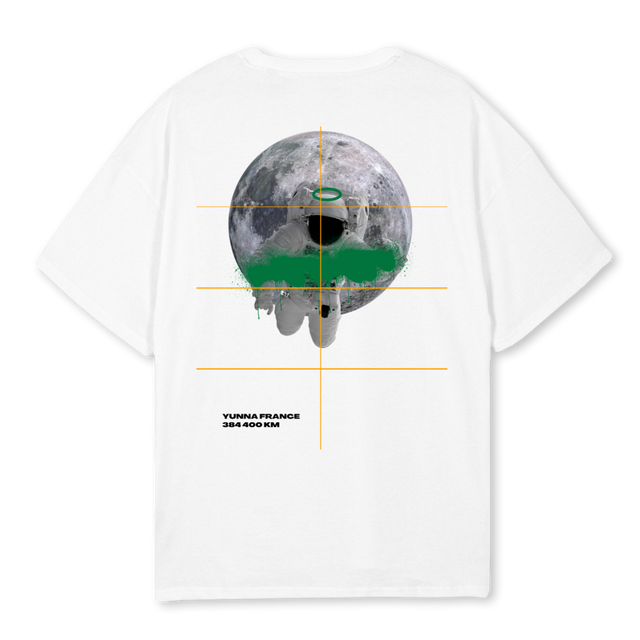 ASTROVERT White Oversized Tee.