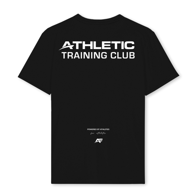 ATHLETICCLUBREGULARB Black Regular Tee.