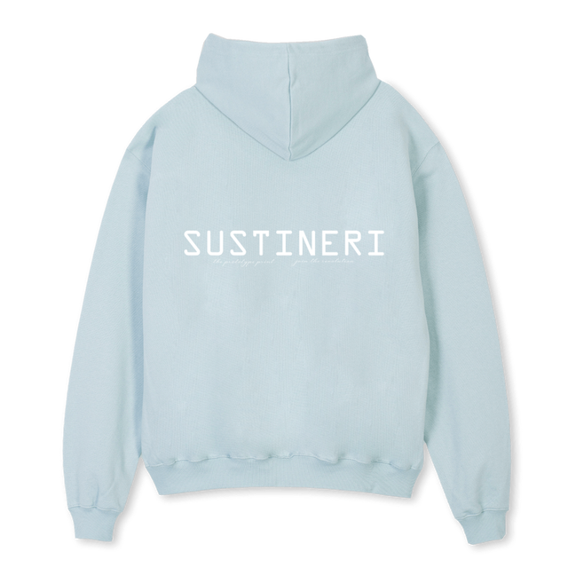 PROTOTYPE PRINT OSH Cold Blue Oversized Hoodie.