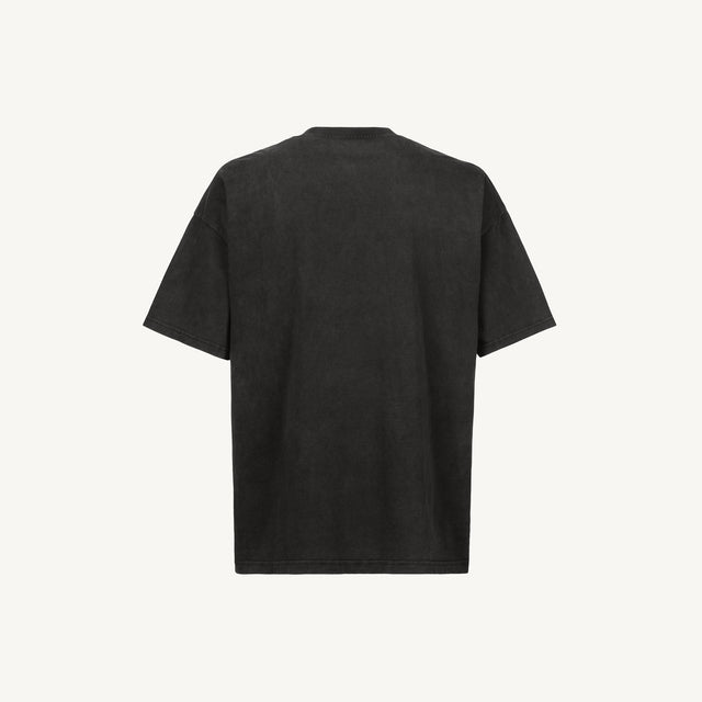 Vintage Black Oversized Tee.