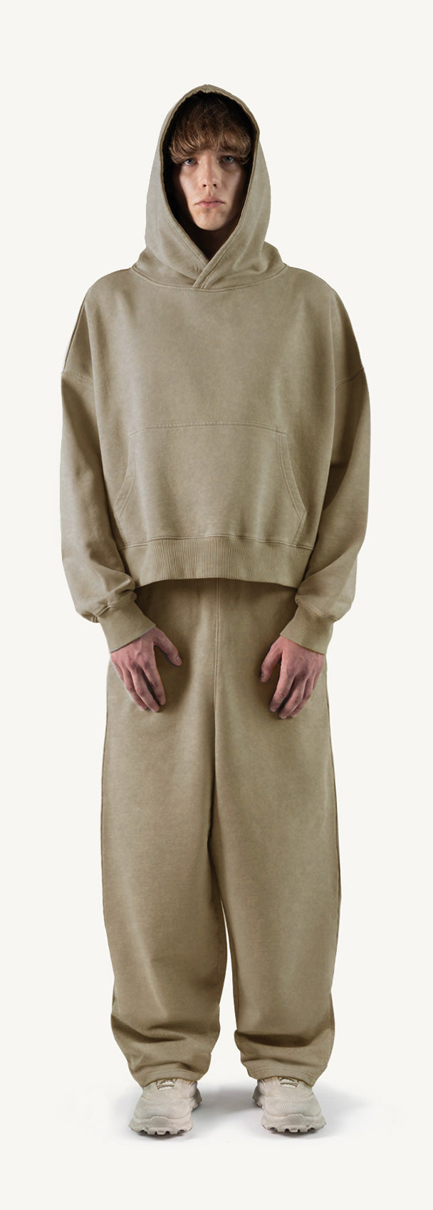 Vintage Dune Straight-Leg Baggy Sweatpants.