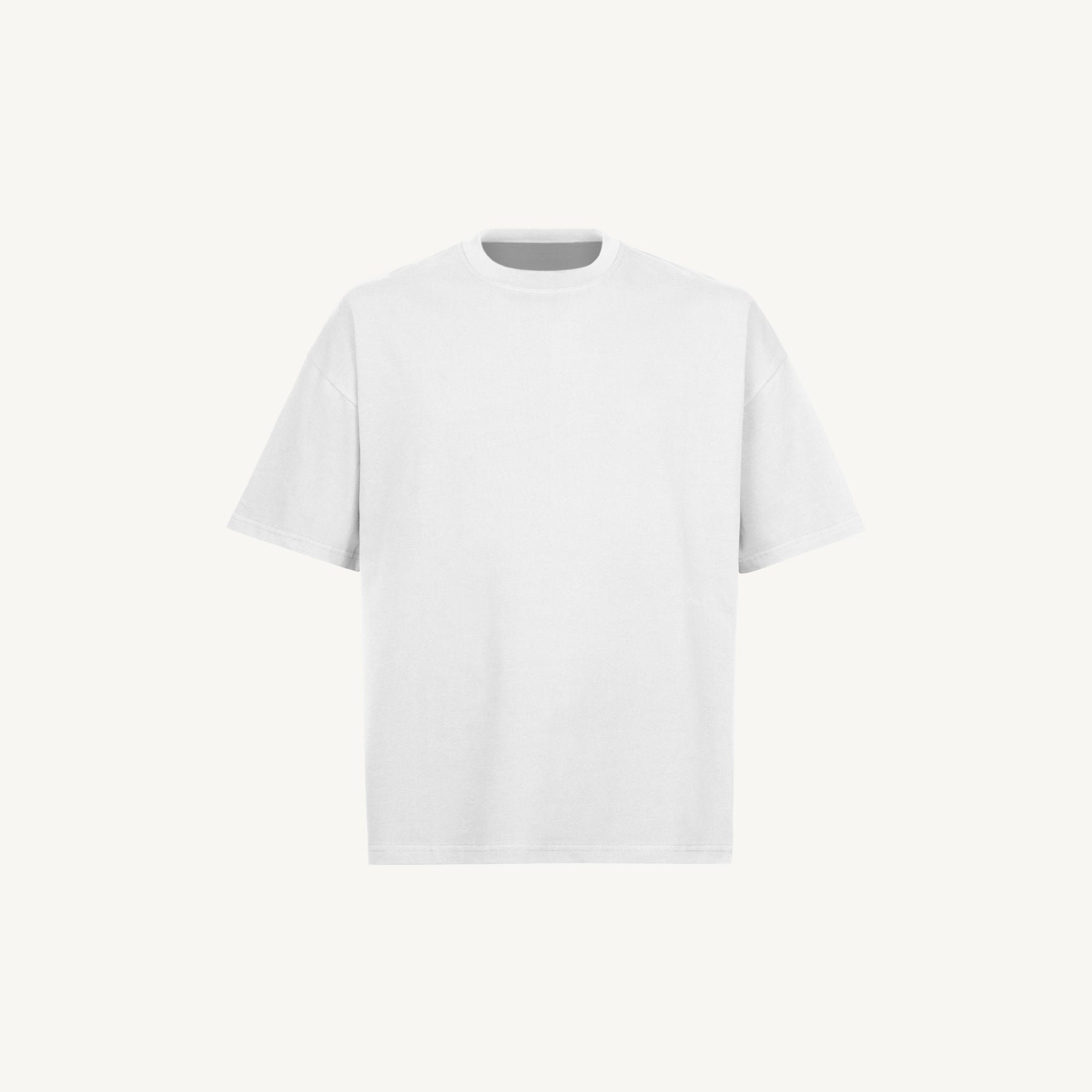 White Oversized Boxy Tee. – WATC STUDIO