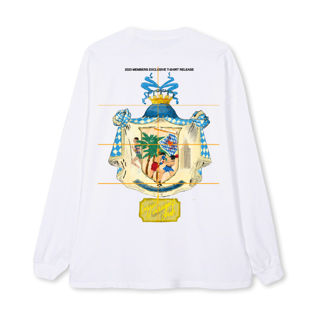 MCC White Oversized LS Tee.