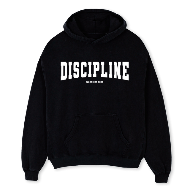 BLACKWCODEHOODIEJAN Black Oversized Hoodie.