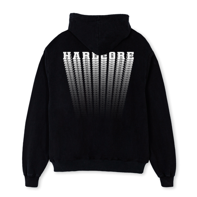 BLACKWCODEHOODIEJAN Black Oversized Hoodie.