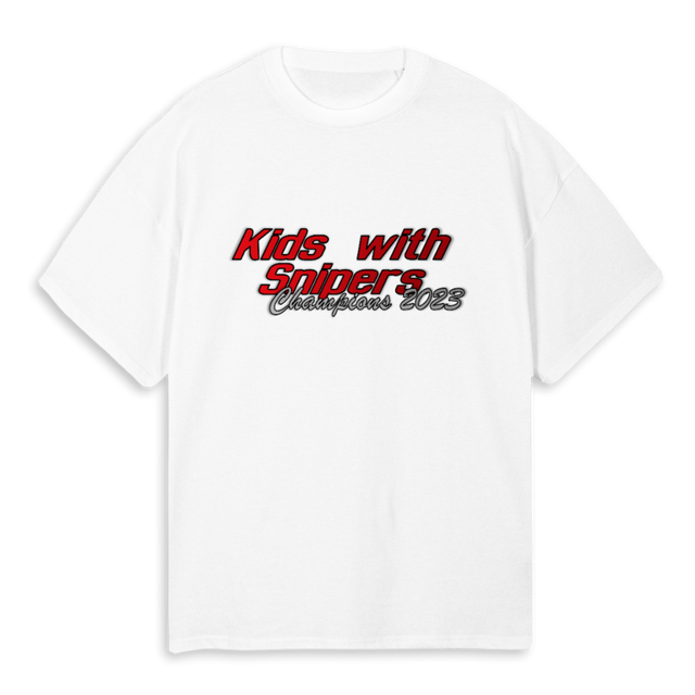 ANNIVERSARYTEE White Oversized Tee.