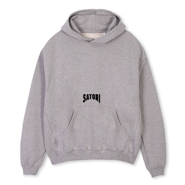 SSLSS Grey Marl Oversized Hoodie.
