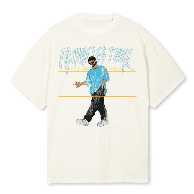 DST CRM MT SHIRT Cream Oversized Tee.