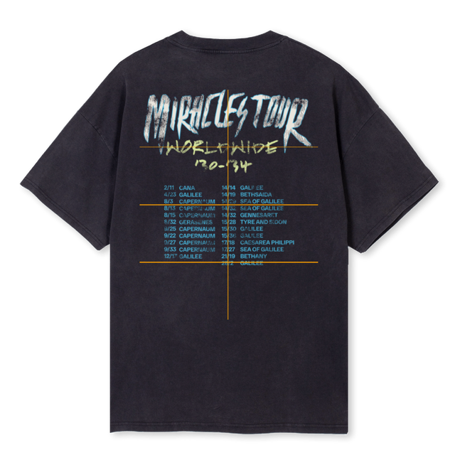 FINAL MT DISTRESS T Vintage Black Oversized Tee.