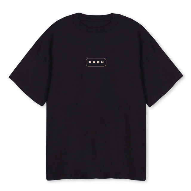 ARCHTEEBLACK Black Oversized Tee.