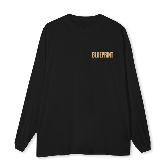 JA Black Oversized LS Tee.