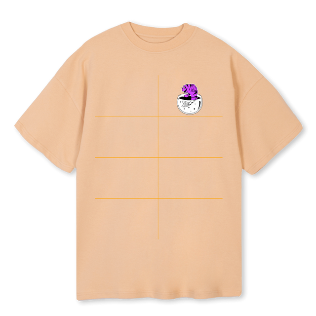 JABSHIKE Sand Oversized Tee.