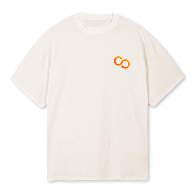REACCIONA Vintage White Oversized Tee.