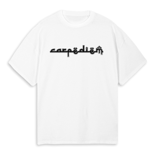 CARPE DIEM TD White Oversized Tee.