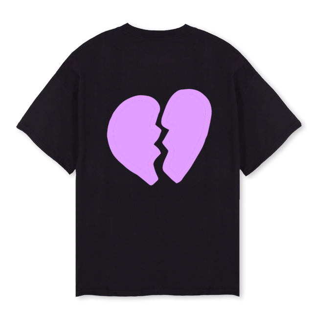 MONEY RACE Black Oversized Tee.