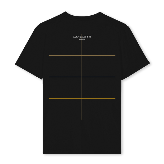 GIN Black Regular Tee.