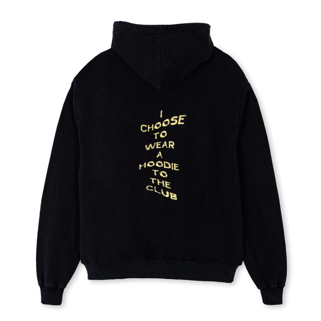 ANGST SORTHOODIETEST Black Oversized Hoodie.