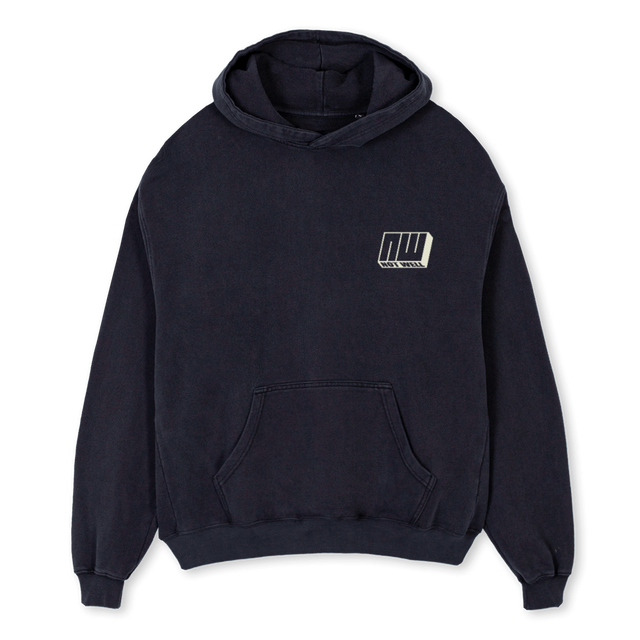 NWHOODDARK Vintage Black Oversized Hoodie.