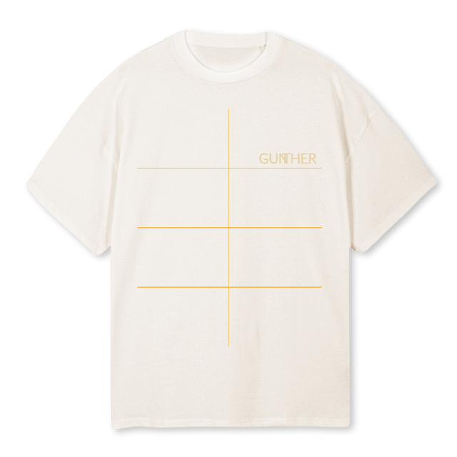 NT PALMIER Vintage White Oversized Tee.