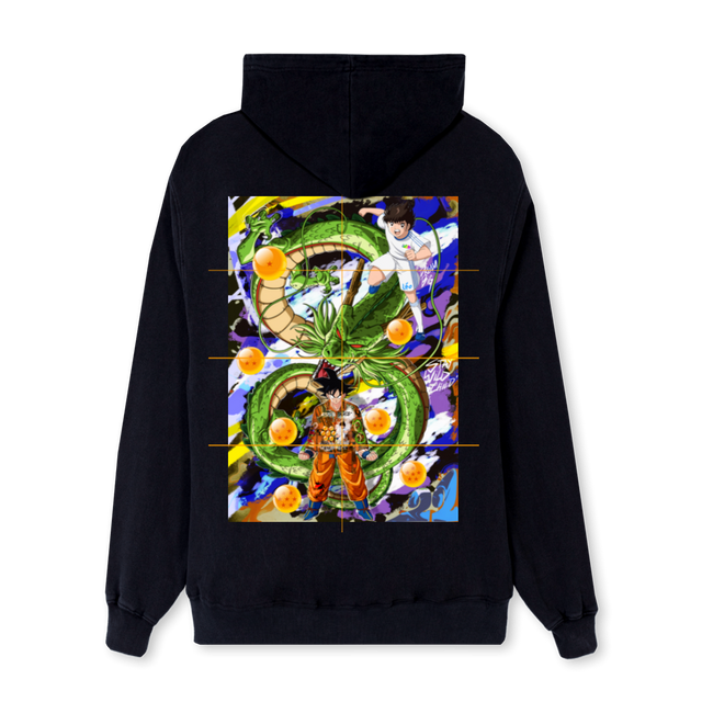 PALOMITO Black Regular Hoodie.