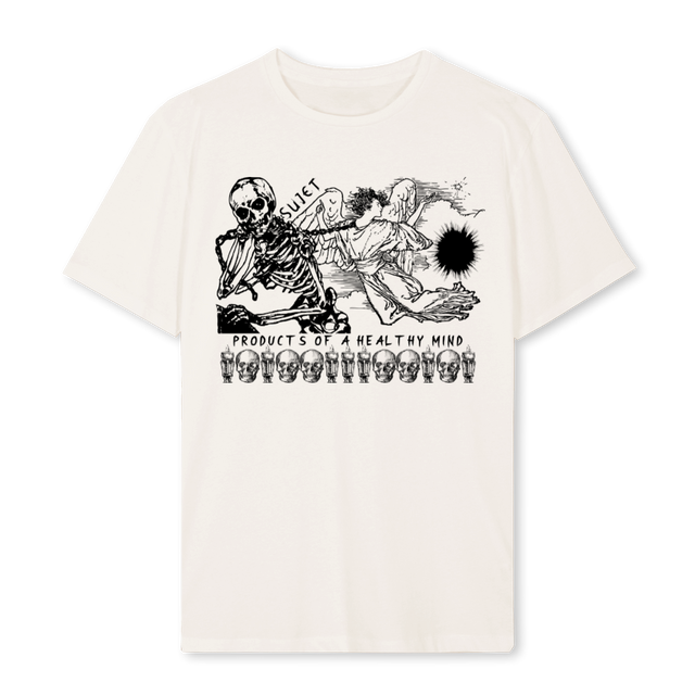 CHAINED Vintage White Regular Tee.
