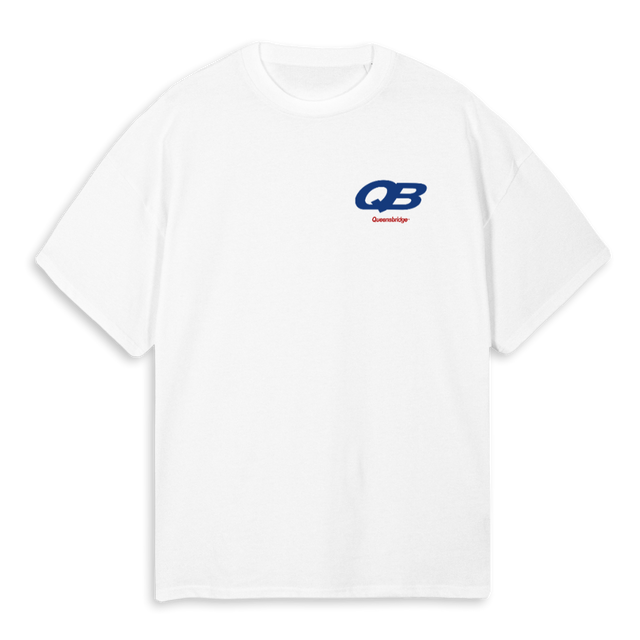 QB T White Oversized Tee.