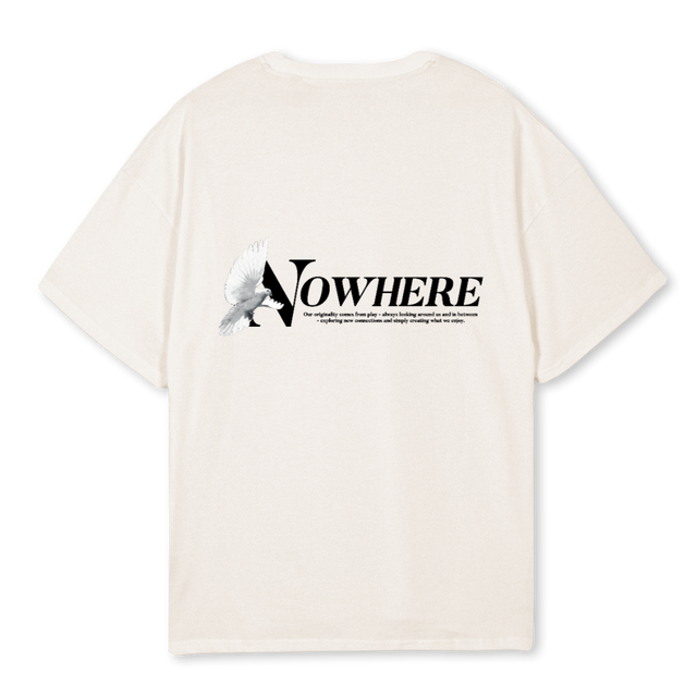 VNTGWT Vintage White Oversized Tee.