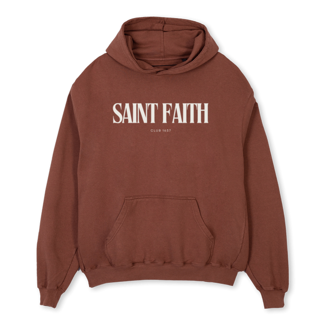 SF OG Vintage Brown Oversized Hoodie.