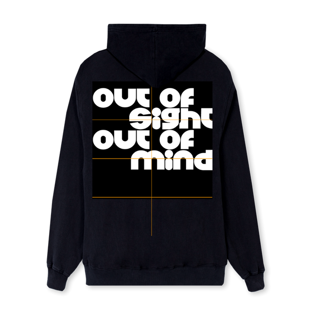 DAY ONES Black Regular Hoodie.