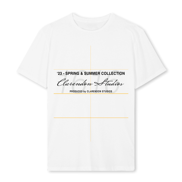CLUB ENTRY REG SIZE White Regular Tee.