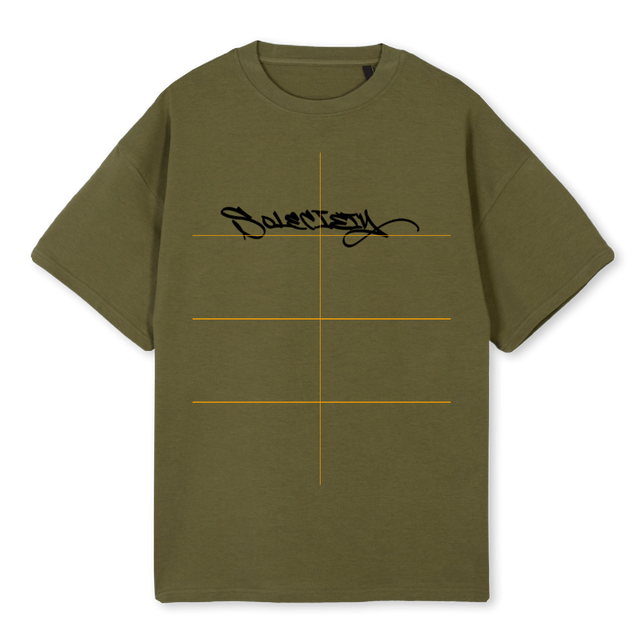 STREETS Kaki Oversized Tee.
