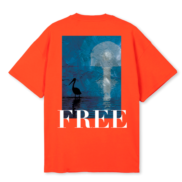 FREE Hot Orange Oversized Tee.