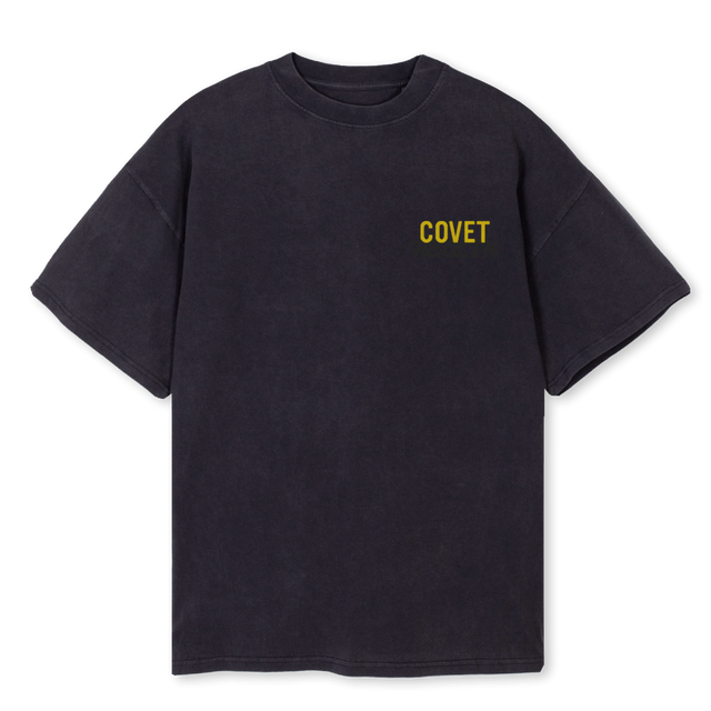 HEALTHYYYY Vintage Black Oversized Tee.