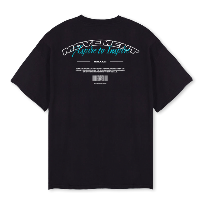 SLFMADE ACHIEVER Black Oversized Tee.