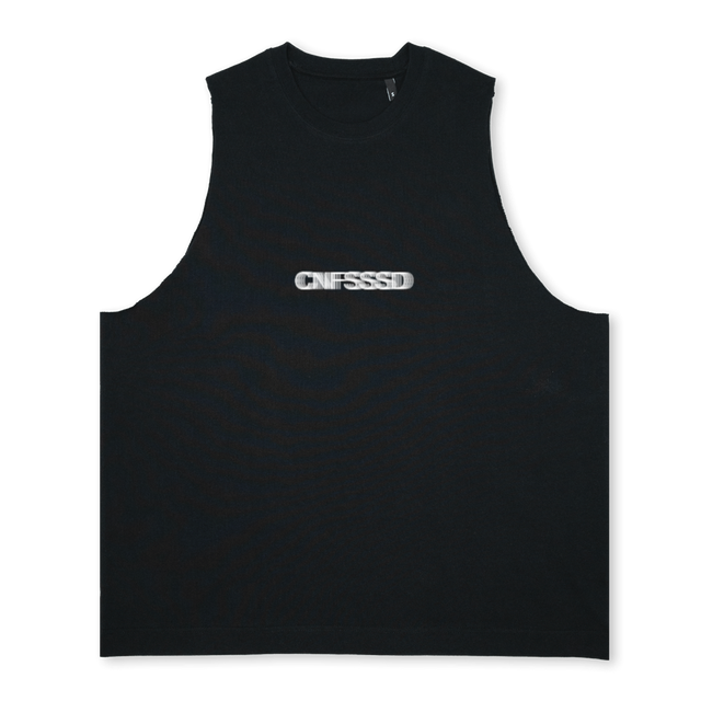 CNFSSSD Deep Black Oversized Vest.