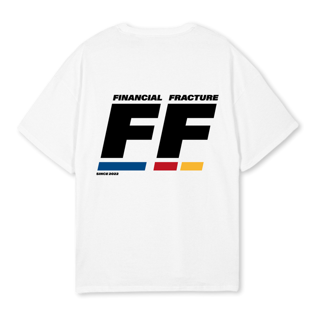 FF TRICOLOR White Oversized Tee.