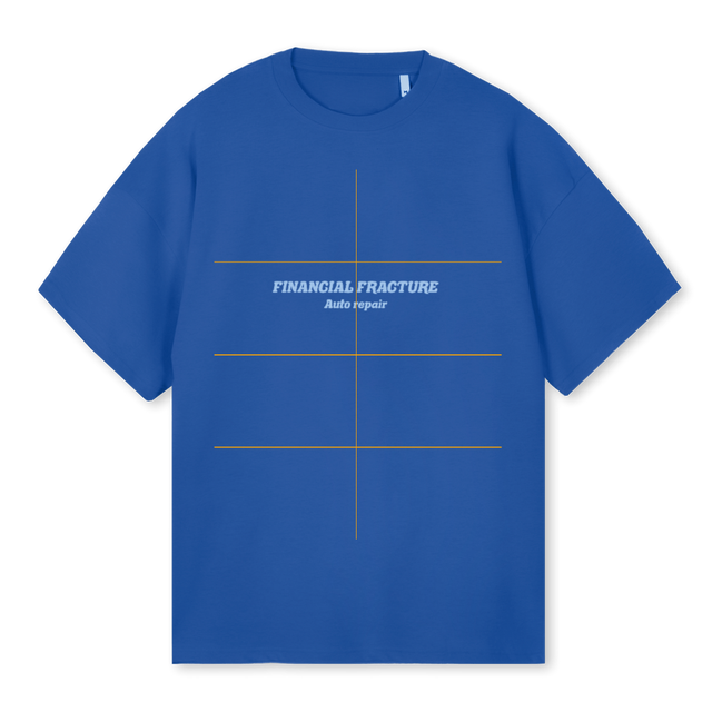 FF GARAGE Cobalt Blue Oversized Tee.